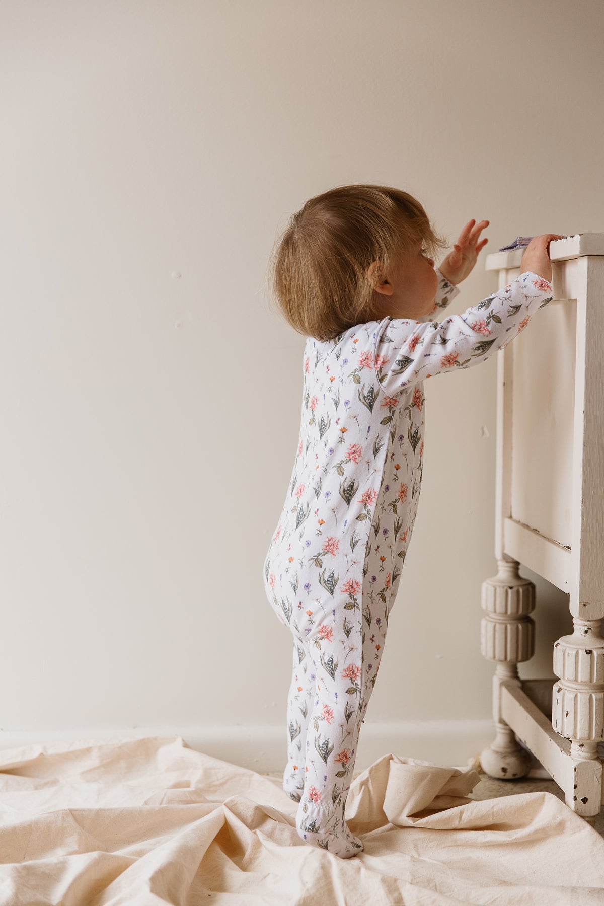Ruby Footed Onesie
