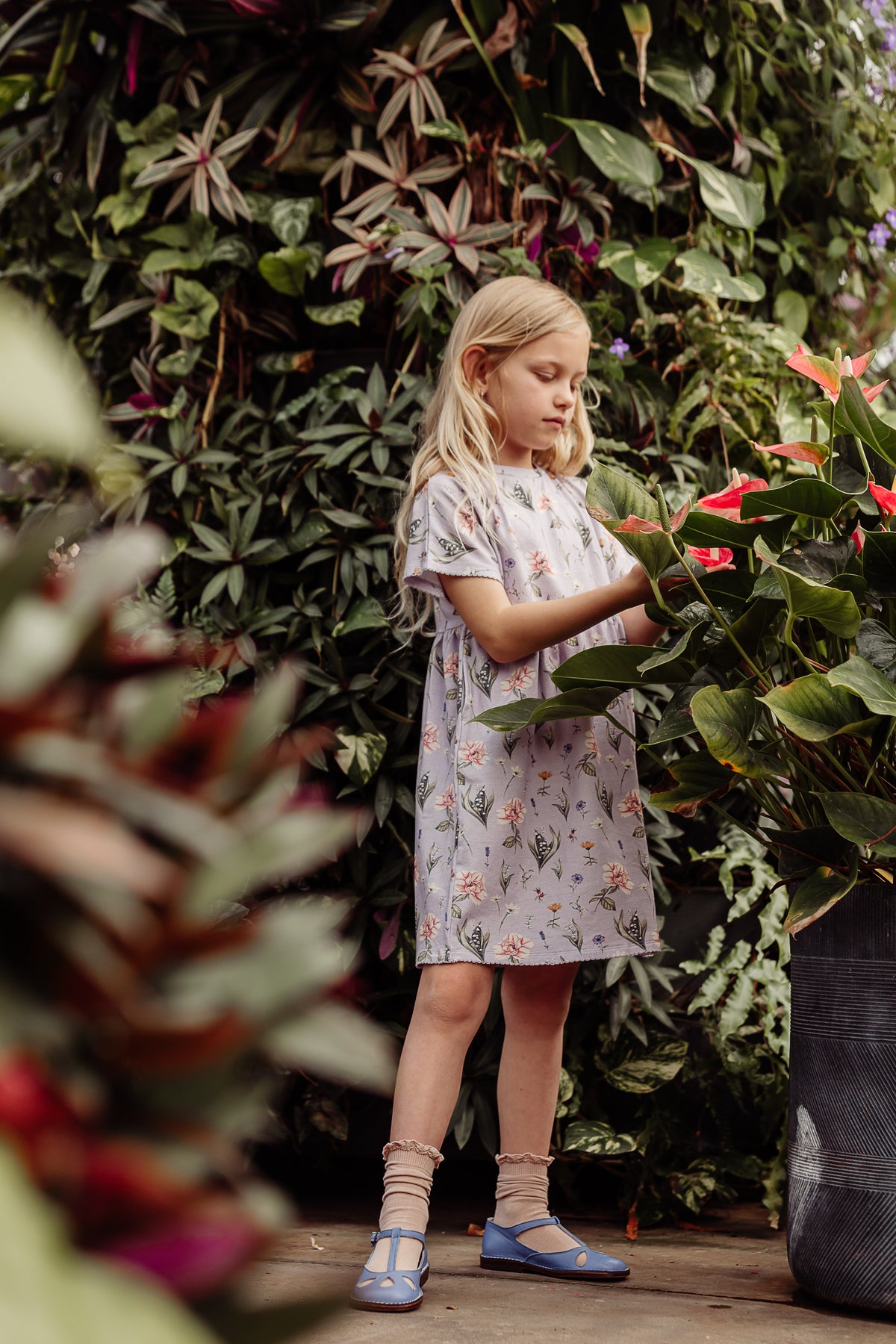 Maisie Tee Dress - Lavender