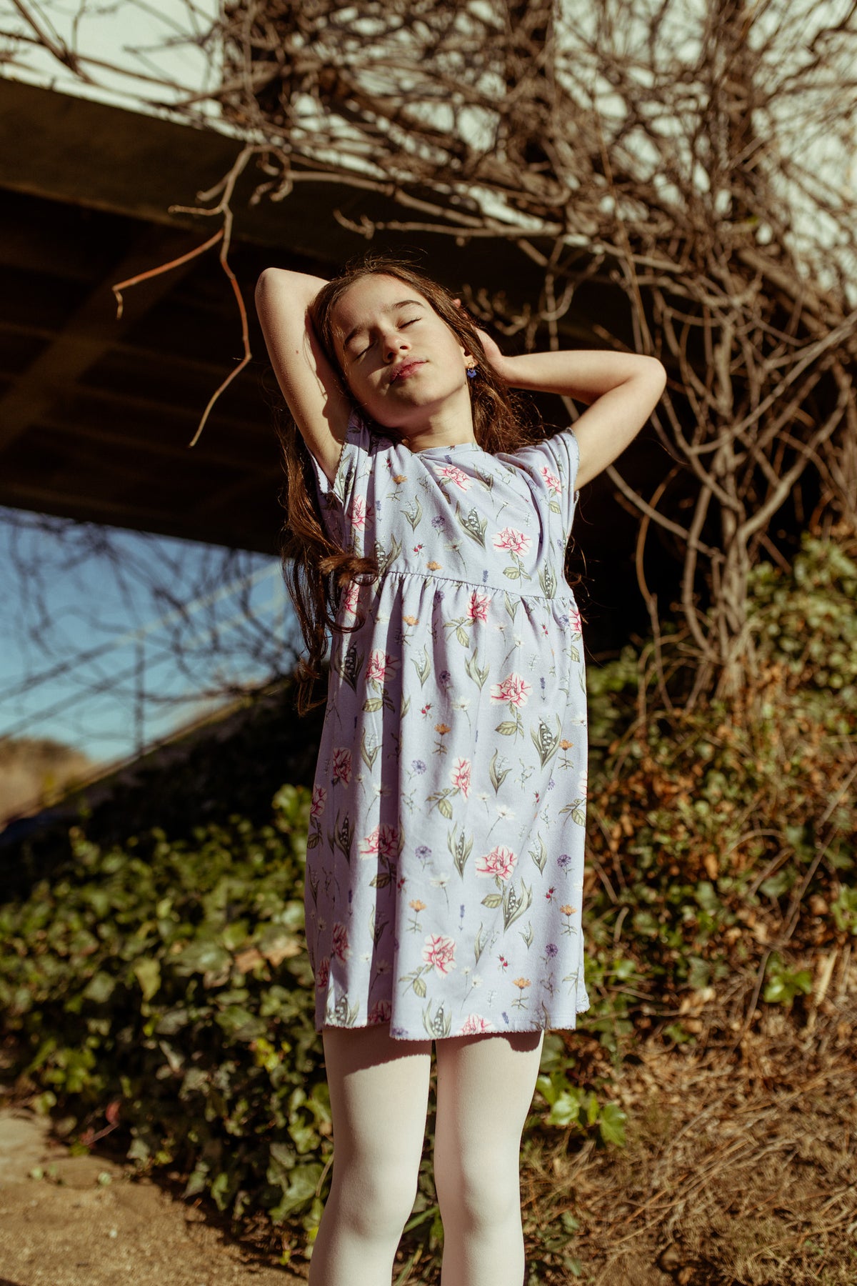 Maisie Tee Dress - Lavender