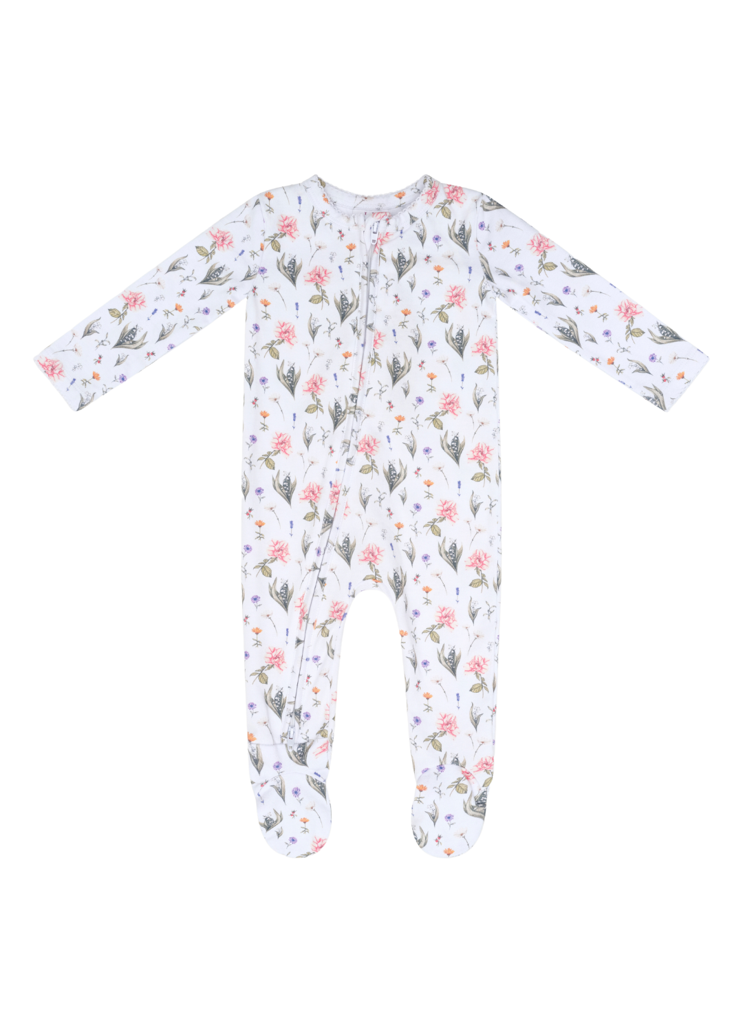 Ruby Footed Onesie